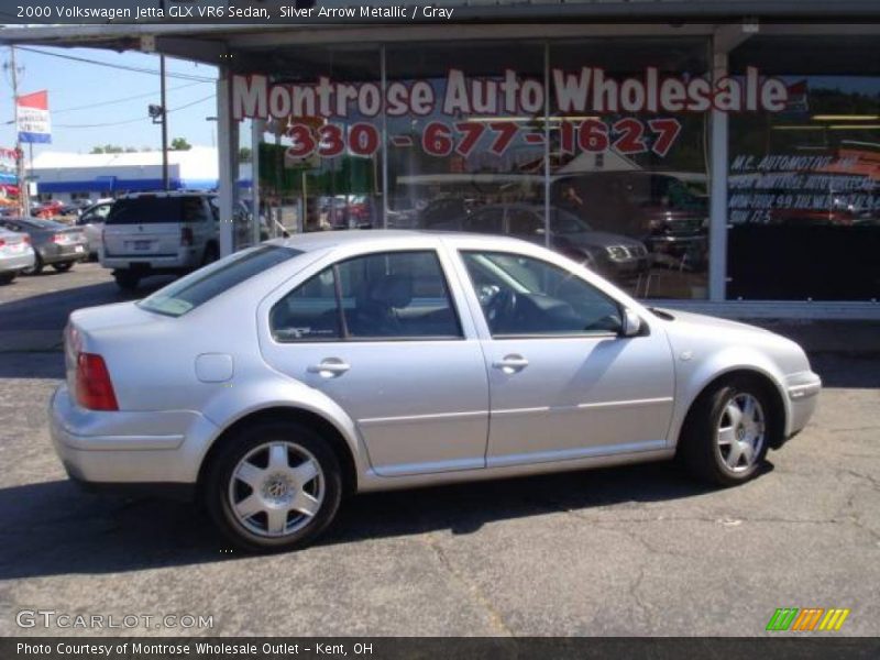 Silver Arrow Metallic / Gray 2000 Volkswagen Jetta GLX VR6 Sedan