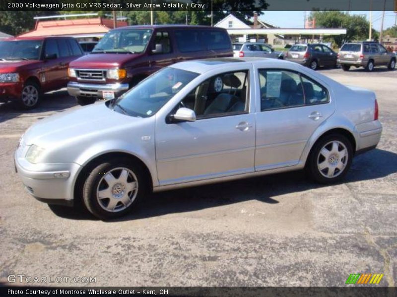 Silver Arrow Metallic / Gray 2000 Volkswagen Jetta GLX VR6 Sedan