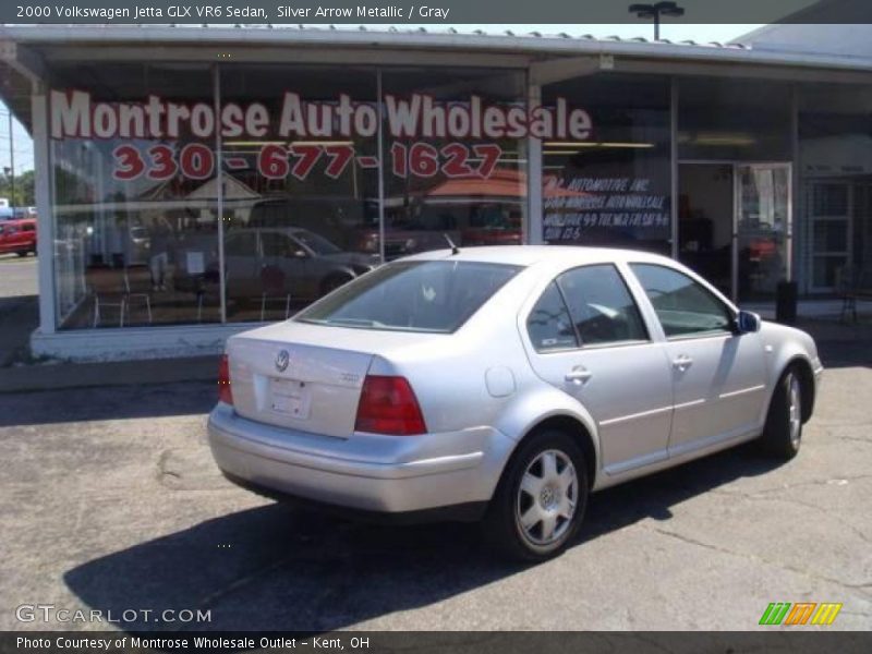Silver Arrow Metallic / Gray 2000 Volkswagen Jetta GLX VR6 Sedan