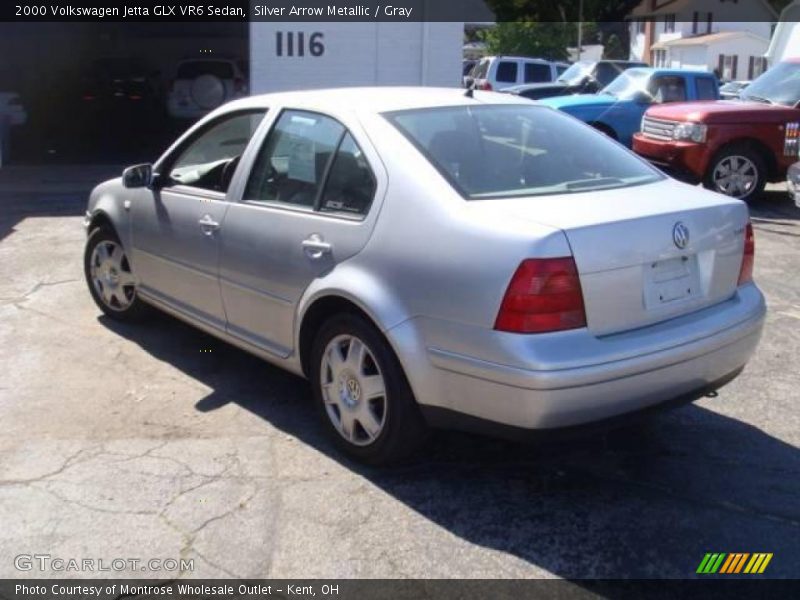 Silver Arrow Metallic / Gray 2000 Volkswagen Jetta GLX VR6 Sedan