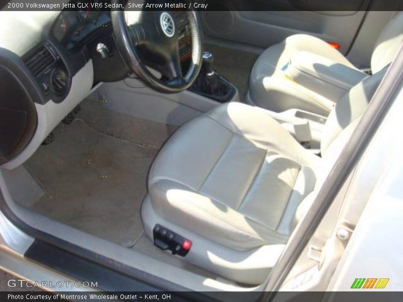 Silver Arrow Metallic / Gray 2000 Volkswagen Jetta GLX VR6 Sedan