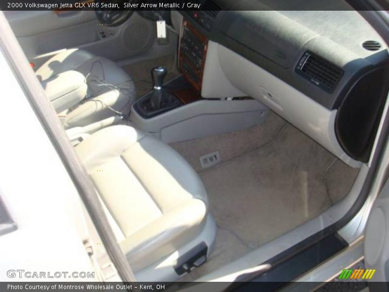 Silver Arrow Metallic / Gray 2000 Volkswagen Jetta GLX VR6 Sedan