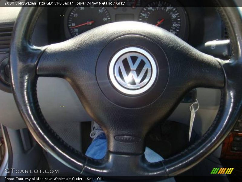 Silver Arrow Metallic / Gray 2000 Volkswagen Jetta GLX VR6 Sedan
