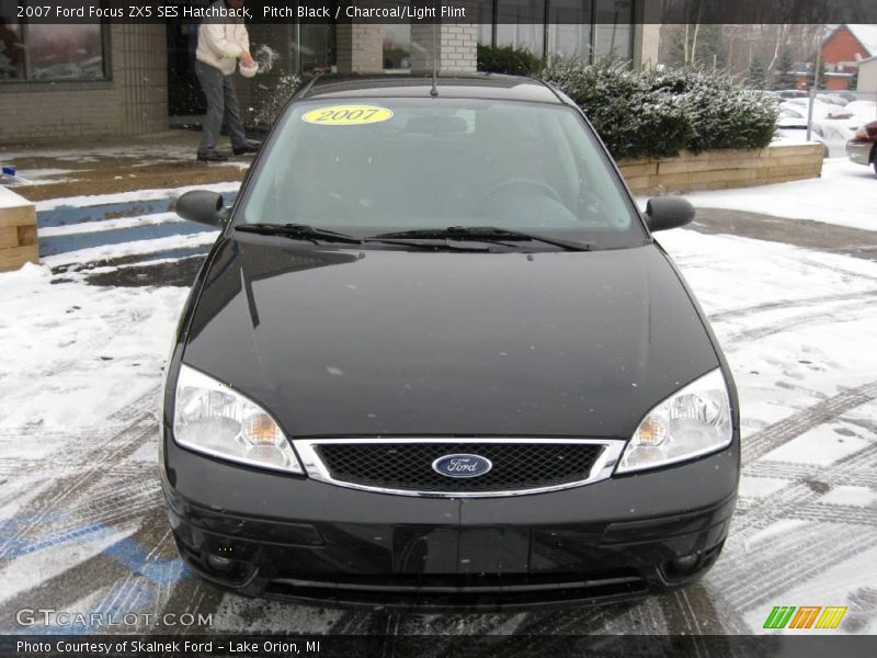 Pitch Black / Charcoal/Light Flint 2007 Ford Focus ZX5 SES Hatchback