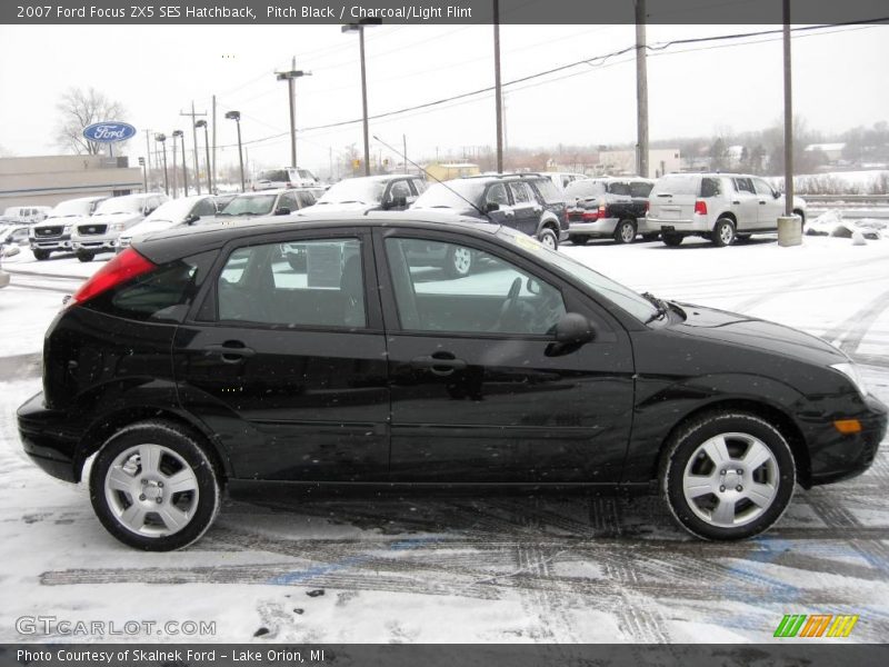 Pitch Black / Charcoal/Light Flint 2007 Ford Focus ZX5 SES Hatchback