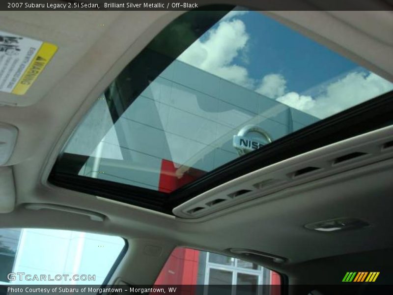 Brilliant Silver Metallic / Off-Black 2007 Subaru Legacy 2.5i Sedan