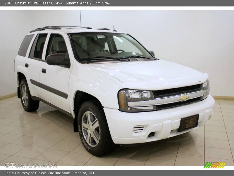 Summit White / Light Gray 2005 Chevrolet TrailBlazer LS 4x4