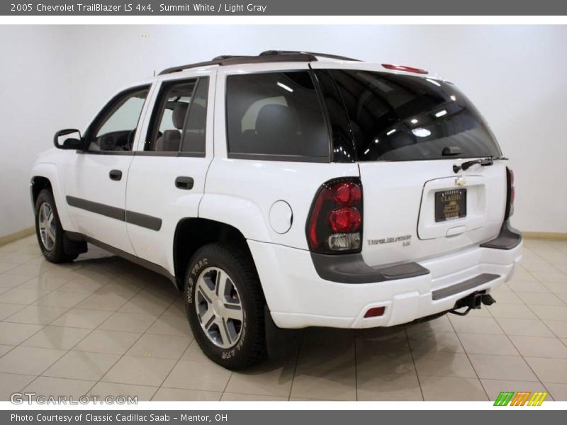 Summit White / Light Gray 2005 Chevrolet TrailBlazer LS 4x4