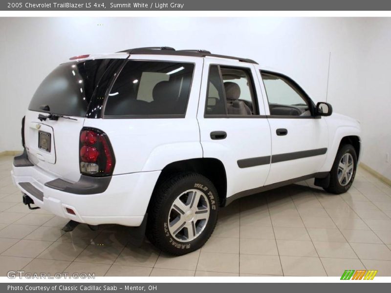 Summit White / Light Gray 2005 Chevrolet TrailBlazer LS 4x4