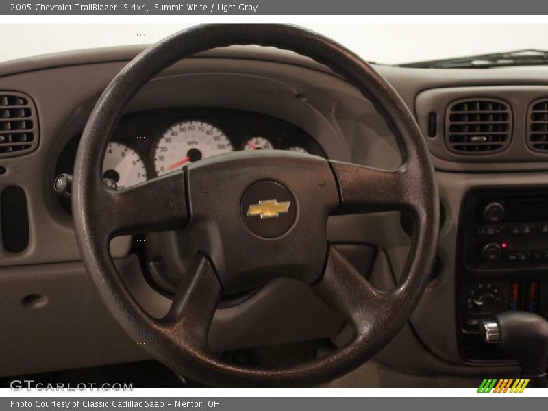 Summit White / Light Gray 2005 Chevrolet TrailBlazer LS 4x4