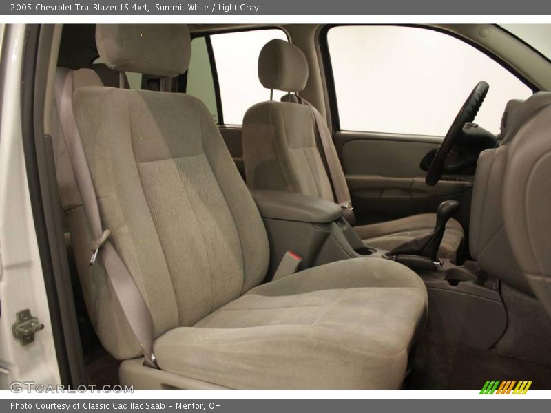 Summit White / Light Gray 2005 Chevrolet TrailBlazer LS 4x4