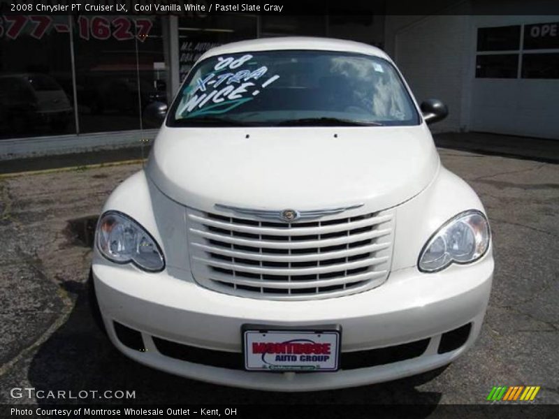 Cool Vanilla White / Pastel Slate Gray 2008 Chrysler PT Cruiser LX