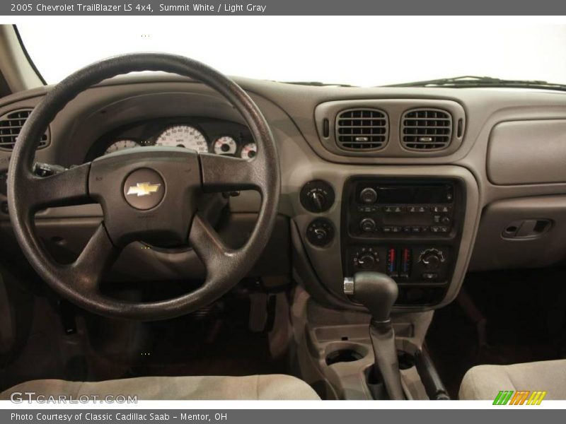 Summit White / Light Gray 2005 Chevrolet TrailBlazer LS 4x4