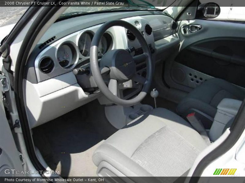 Cool Vanilla White / Pastel Slate Gray 2008 Chrysler PT Cruiser LX