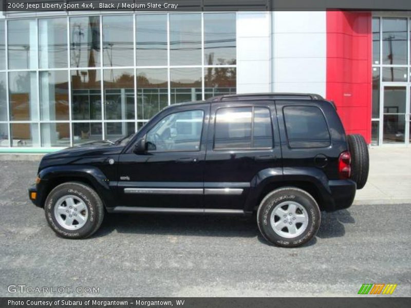 Black / Medium Slate Gray 2006 Jeep Liberty Sport 4x4