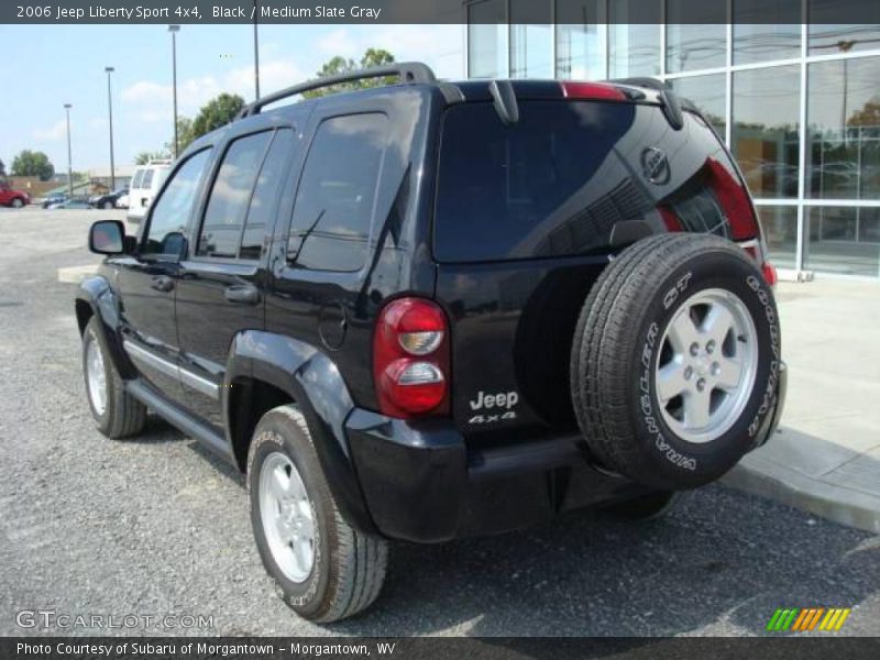 Black / Medium Slate Gray 2006 Jeep Liberty Sport 4x4