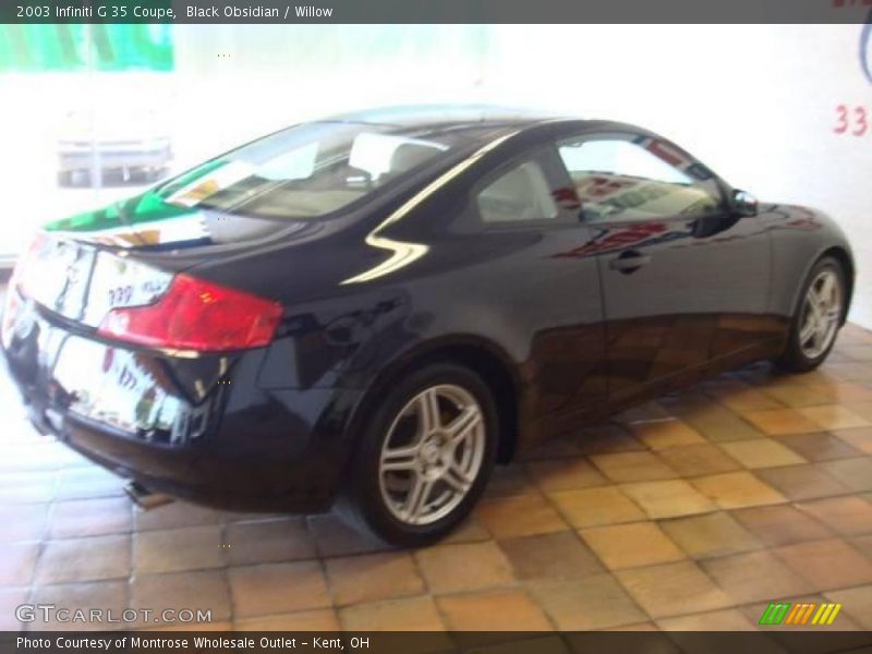 Black Obsidian / Willow 2003 Infiniti G 35 Coupe