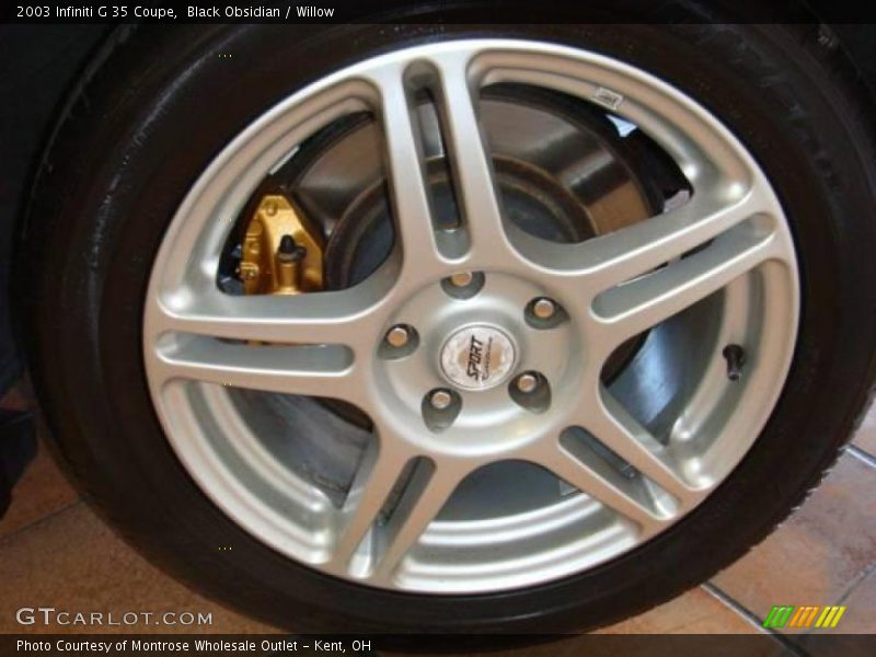 Black Obsidian / Willow 2003 Infiniti G 35 Coupe