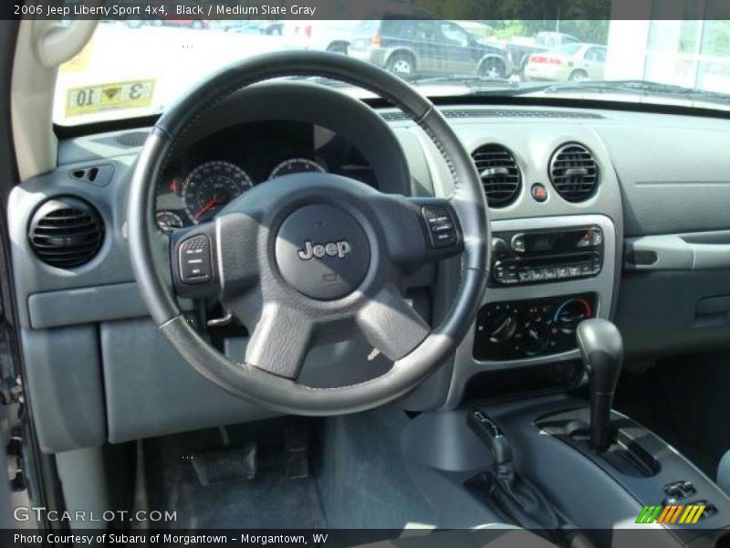 Black / Medium Slate Gray 2006 Jeep Liberty Sport 4x4