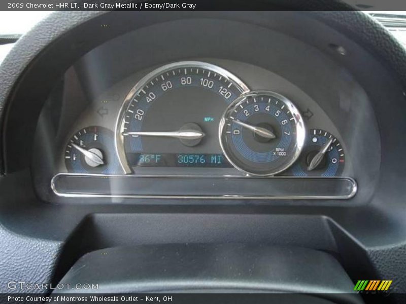 Dark Gray Metallic / Ebony/Dark Gray 2009 Chevrolet HHR LT