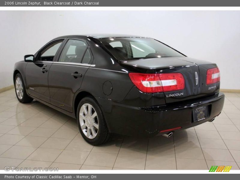 Black Clearcoat / Dark Charcoal 2006 Lincoln Zephyr