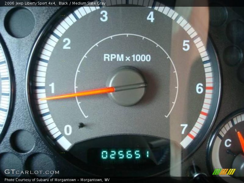 Black / Medium Slate Gray 2006 Jeep Liberty Sport 4x4