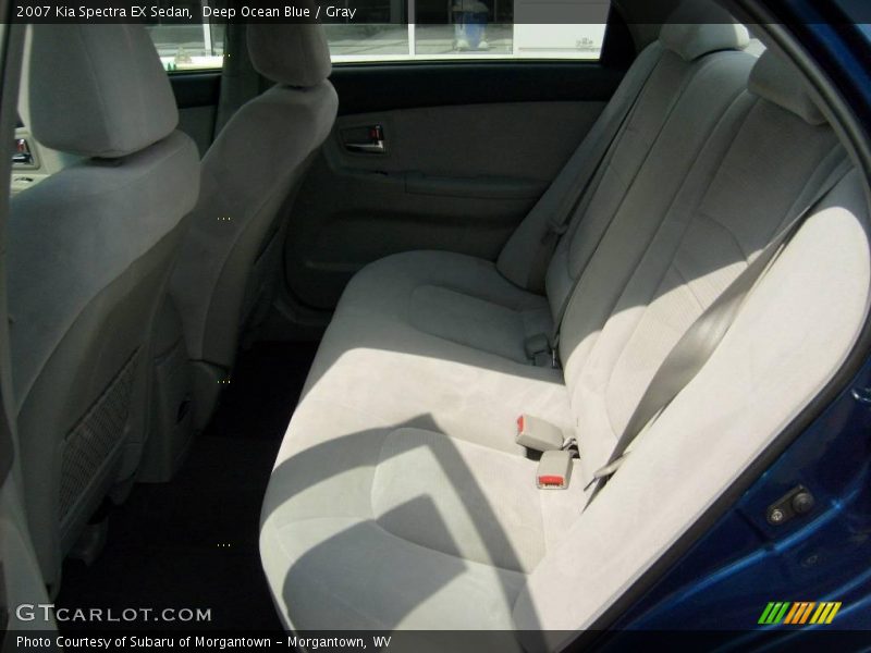 Deep Ocean Blue / Gray 2007 Kia Spectra EX Sedan