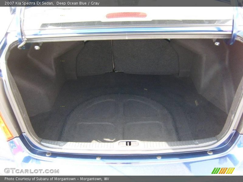Deep Ocean Blue / Gray 2007 Kia Spectra EX Sedan