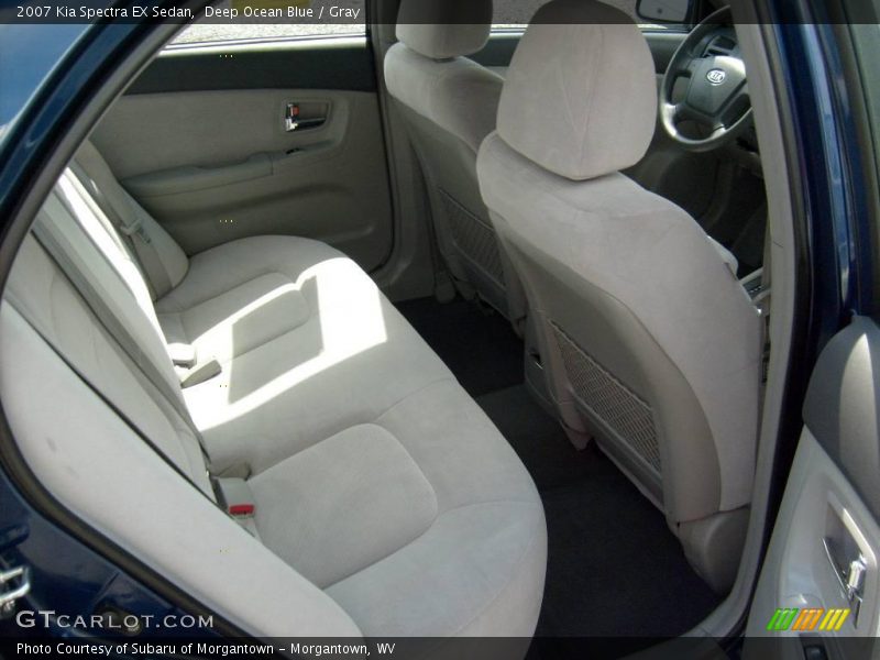 Deep Ocean Blue / Gray 2007 Kia Spectra EX Sedan