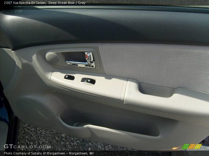 Deep Ocean Blue / Gray 2007 Kia Spectra EX Sedan
