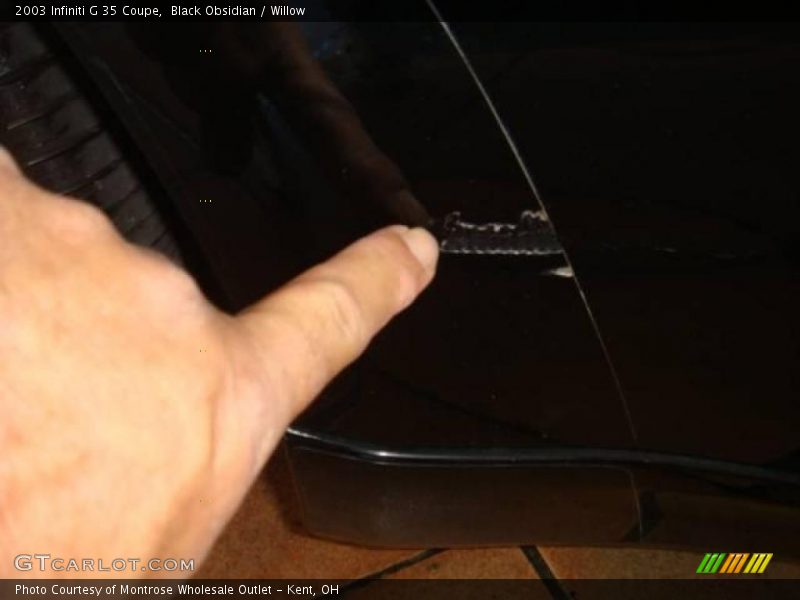 Black Obsidian / Willow 2003 Infiniti G 35 Coupe