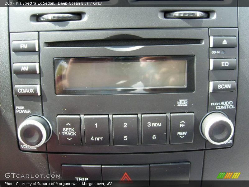 Deep Ocean Blue / Gray 2007 Kia Spectra EX Sedan