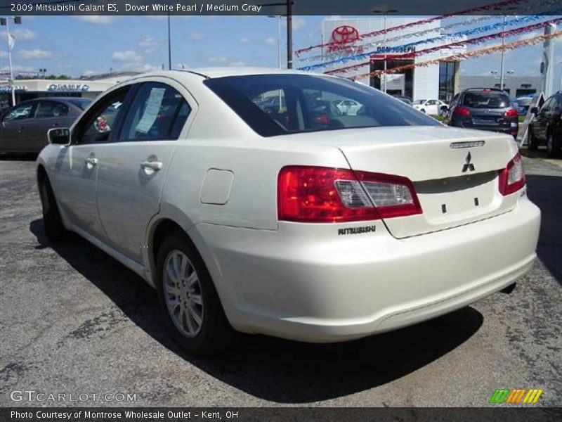 Dover White Pearl / Medium Gray 2009 Mitsubishi Galant ES