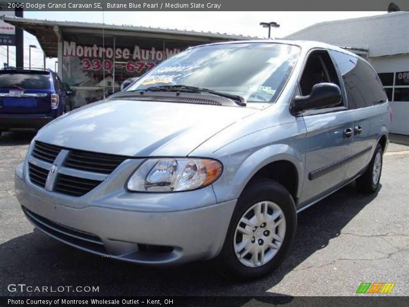 Butane Blue Pearl / Medium Slate Gray 2006 Dodge Grand Caravan SE