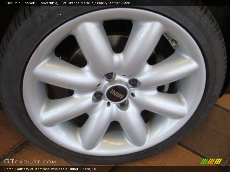 Hot Orange Metallic / Black/Panther Black 2006 Mini Cooper S Convertible