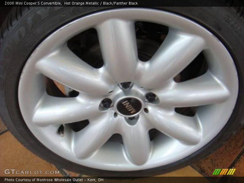 Hot Orange Metallic / Black/Panther Black 2006 Mini Cooper S Convertible