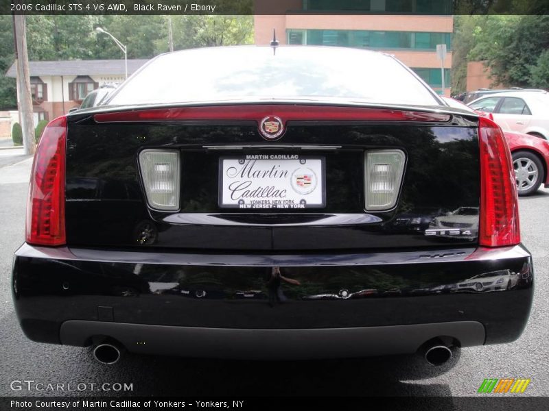 Black Raven / Ebony 2006 Cadillac STS 4 V6 AWD