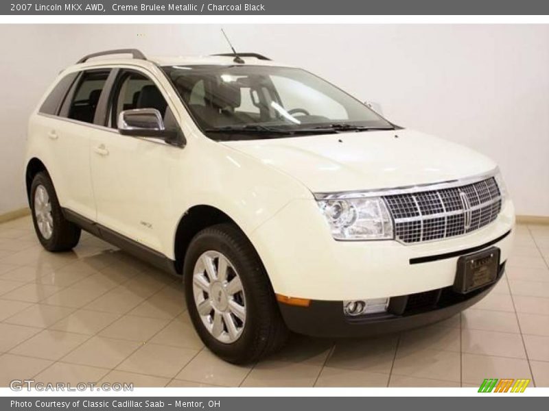 Creme Brulee Metallic / Charcoal Black 2007 Lincoln MKX AWD