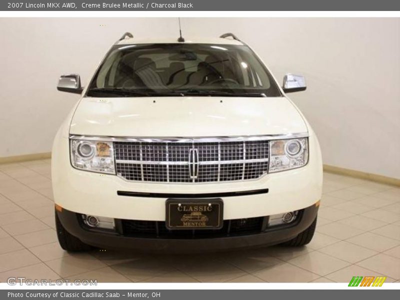 Creme Brulee Metallic / Charcoal Black 2007 Lincoln MKX AWD