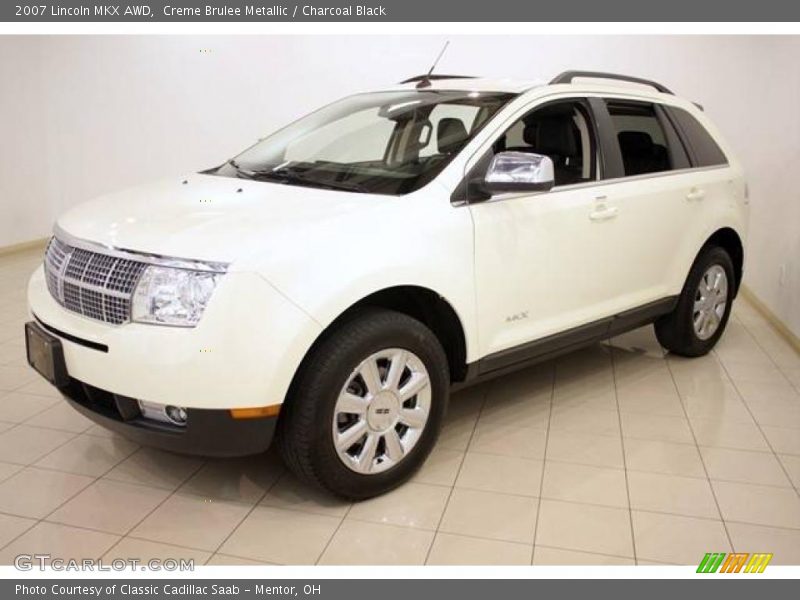 Creme Brulee Metallic / Charcoal Black 2007 Lincoln MKX AWD