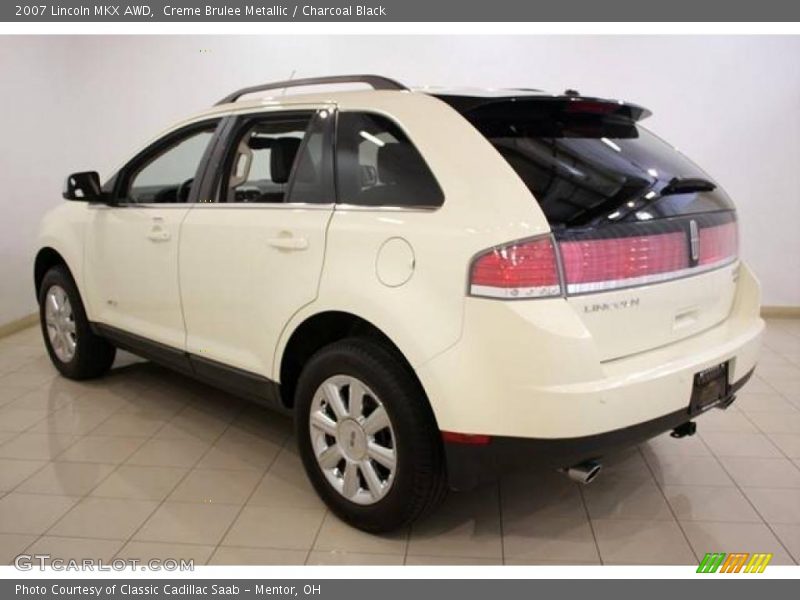 Creme Brulee Metallic / Charcoal Black 2007 Lincoln MKX AWD