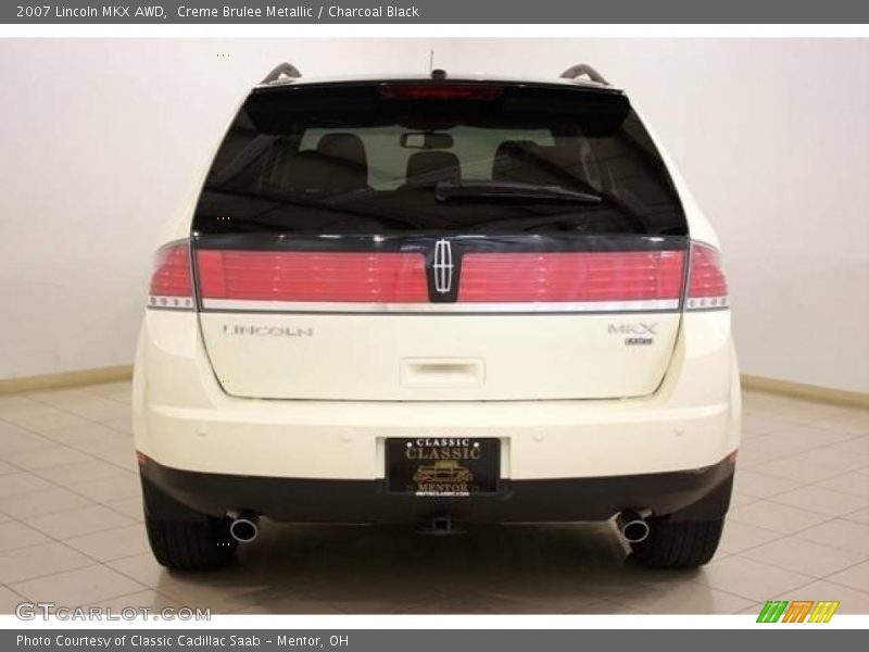 Creme Brulee Metallic / Charcoal Black 2007 Lincoln MKX AWD