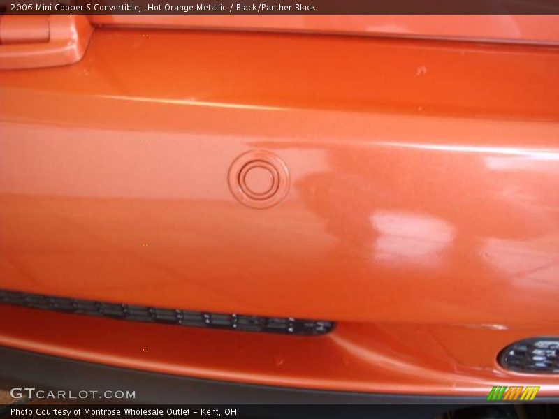 Hot Orange Metallic / Black/Panther Black 2006 Mini Cooper S Convertible