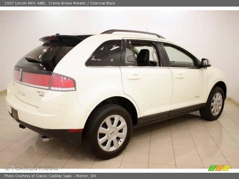 Creme Brulee Metallic / Charcoal Black 2007 Lincoln MKX AWD