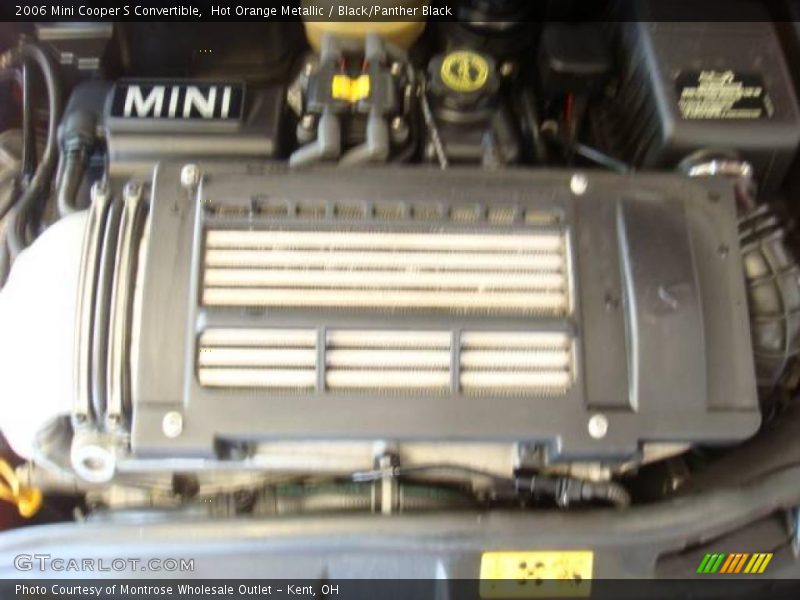 Hot Orange Metallic / Black/Panther Black 2006 Mini Cooper S Convertible