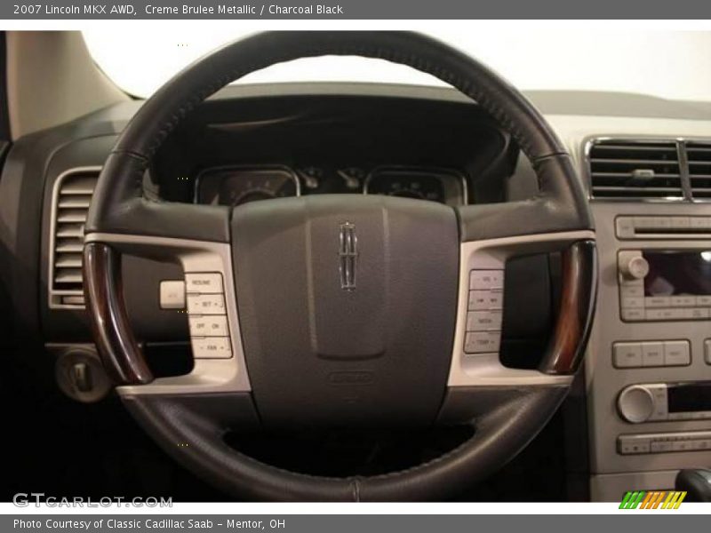 Creme Brulee Metallic / Charcoal Black 2007 Lincoln MKX AWD