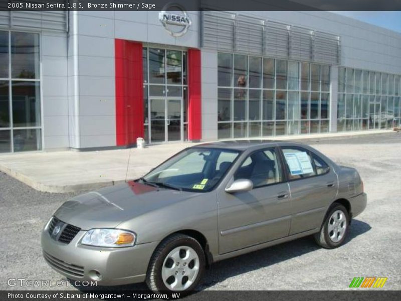 Bronze Shimmer / Sage 2005 Nissan Sentra 1.8 S