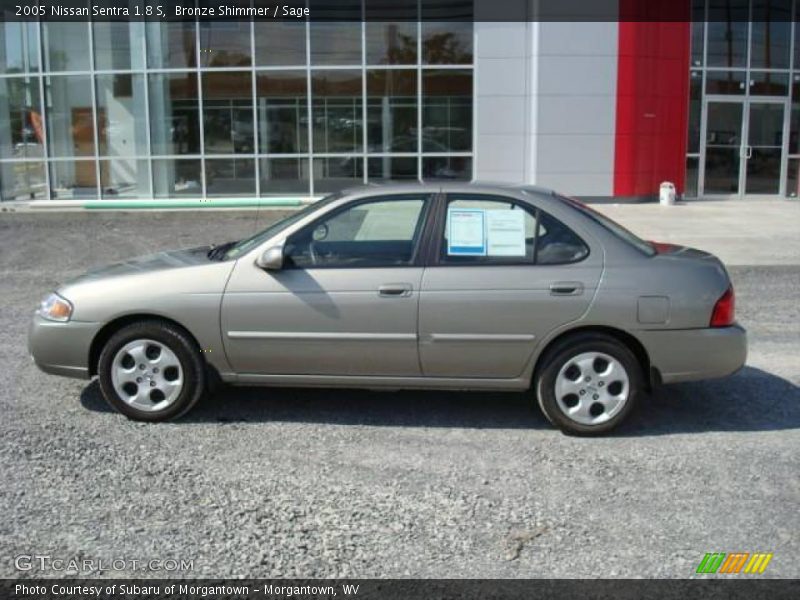 Bronze Shimmer / Sage 2005 Nissan Sentra 1.8 S