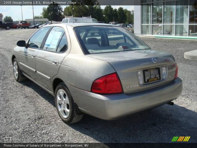 Bronze Shimmer / Sage 2005 Nissan Sentra 1.8 S