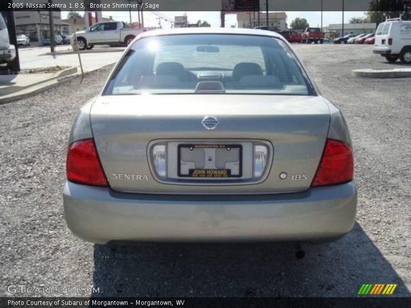 Bronze Shimmer / Sage 2005 Nissan Sentra 1.8 S